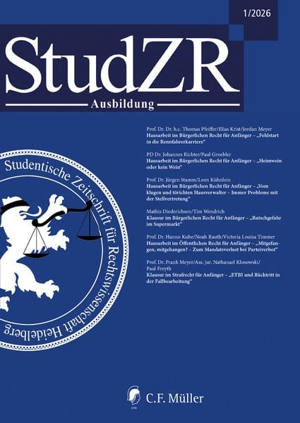 Produktbild: StudZR Ausbildung 1/2026