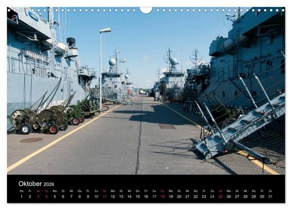 Produktbild: Marinest&uuml;tzpunkt Kiel (Wandkalender 2026 DIN A3 quer), CALVENDO Monatskalender