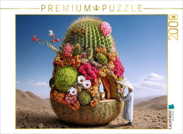 Produktbild: CALVENDO Puzzle W&uuml;stenbl&uuml;te deluxe | 2000 Teile Lege-Gr&ouml;&szlig;e 90x67cm Foto-Puzzle f&uuml;r gl&uuml;ckliche Stunden