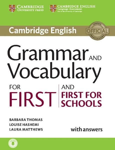 Produktbild: Grammar and Vocabulary for First and First for Schools