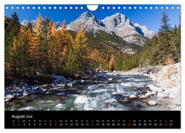 Produktbild: Momente der Sehnsucht: Schweizer Bergwelten (Wandkalender 2026 DIN A4 quer), CALVENDO Monatskalender