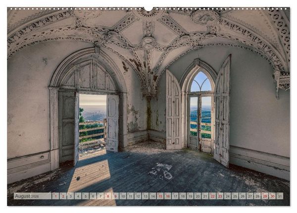 Produktbild: Lost Places - vergessene Sch&auml;tze (hochwertiger Premium Wandkalender 2026 DIN A2 quer), Kunstdruck in Hochglanz