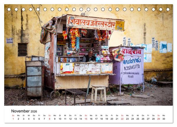 Produktbild: Indien: Menschen &bull; Farben &bull; Religionen (Tischkalender 2026 DIN A5 quer), CALVENDO Monatskalender