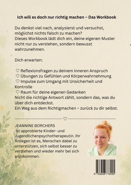 Produktbild: Ich will es doch nur richtig machen - Das Workbook