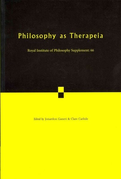 Produktbild: Philosophy as Therapeia