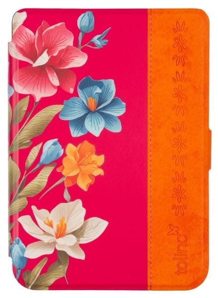 tolino shine / shine color - Tasche Slim - Flower Fiesta Pink