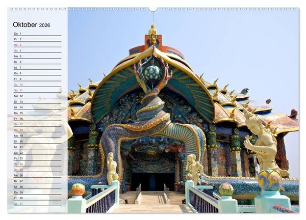 Produktbild: Mein Thailand - Geburtstagskalender (hochwertiger Premium Wandkalender 2026 DIN A2 quer), Kunstdruck in Hochglanz