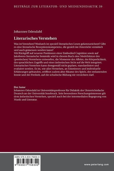 Produktbild: Literarisches Verstehen