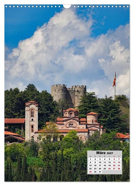 Produktbild: Orthodoxe Kirchen in Nordmazedonien (Wandkalender 2027 DIN A3 hoch), CALVENDO Monatskalender
