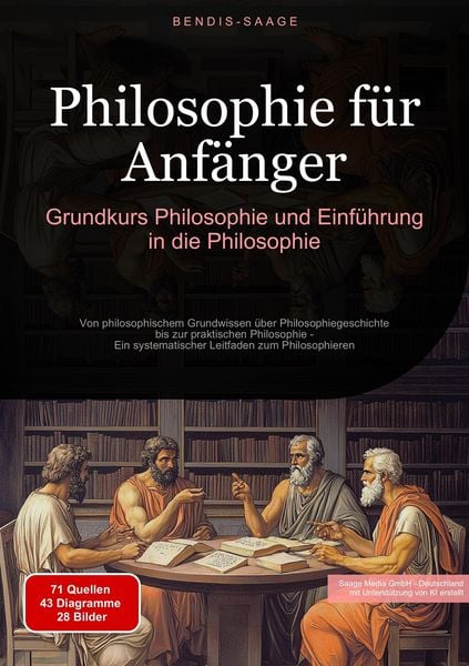 Produktbild: Philosophie f&uuml;r Anf&auml;nger: Grundkurs Philosophie und Einf&uuml;hrung in die Philosophie