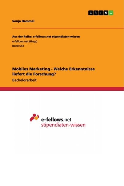 Produktbild: Mobiles Marketing - Welche Erkenntnisse liefert die Forschung?
