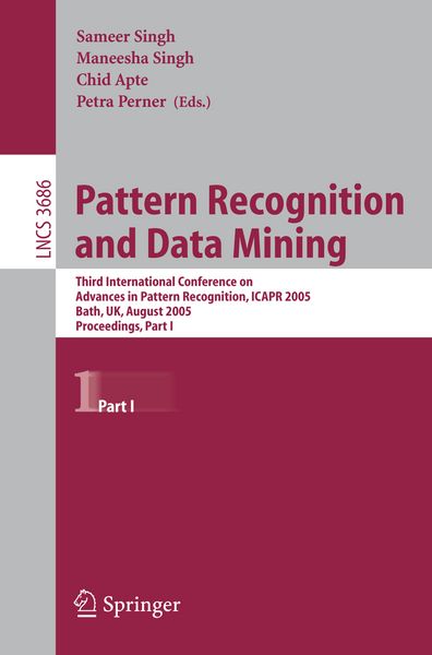 Produktbild: Pattern Recognition and Data Mining