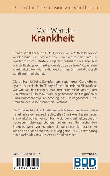Produktbild: Vom Wert der Krankheit