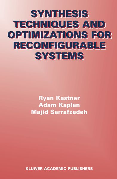 Produktbild: Synthesis Techniques and Optimizations for Reconfigurable Systems