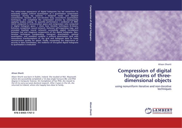 Produktbild: Compression of digital holograms of three-dimensional objects