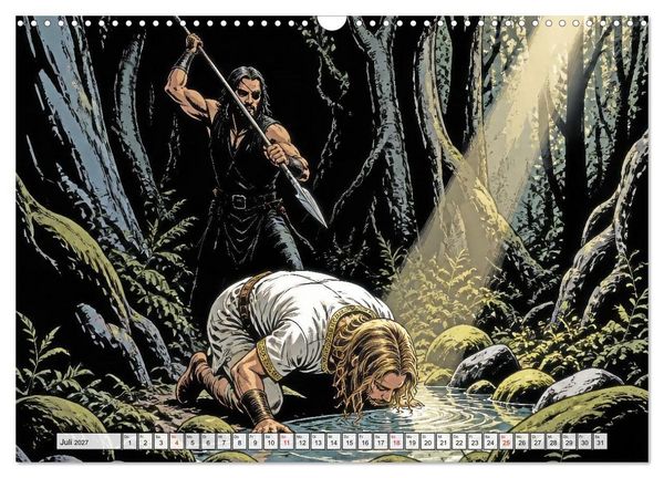 Produktbild: Die Nibelungen: Glanz und Verderben (Wandkalender 2027 DIN A3 quer), CALVENDO Monatskalender