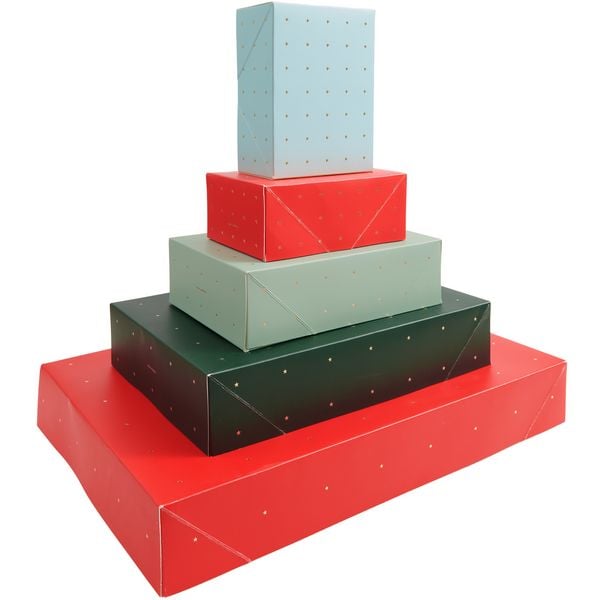Produktbild: Papierschachtel Set Sterne, MIX