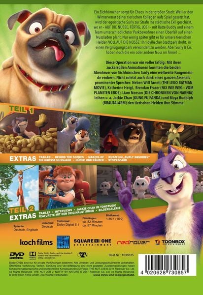 Produktbild: Operation Nussknacker - Teil 1+2 - Die Voll-Nuss-Edition [2 DVDs]