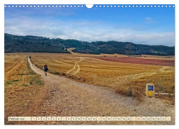 Produktbild: Buen Camino - pilgern auf dem Jakobsweg - Camino Franc&eacute;s (Wandkalender 2026 DIN A3 quer), CALVENDO Monatskalender