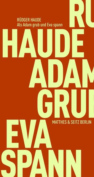 Produktbild: Als Adam grub und Eva spann