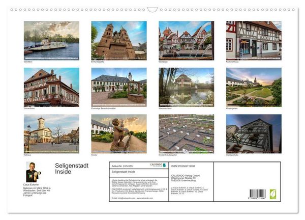 Produktbild: Seligenstadt Inside (Wandkalender 2027 DIN A2 quer), CALVENDO Monatskalender
