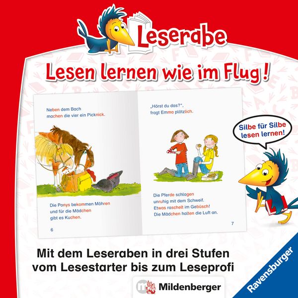 Produktbild: Leserabe mit Mildenberger Silbenmethode - Ein Zebra auf dem Ponyhof