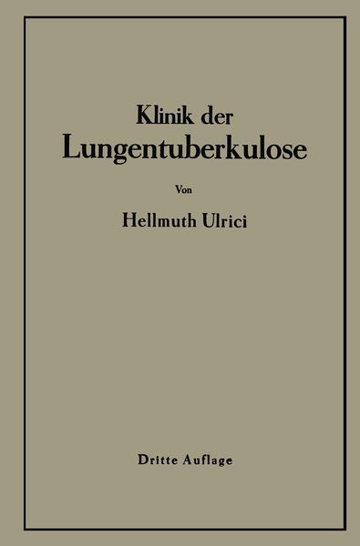 Produktbild: Klinik der Lungentuberkulose
