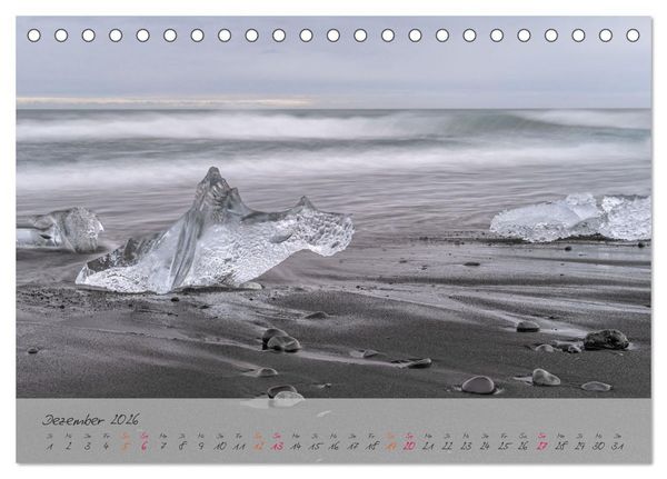 Produktbild: Naturwunder in Island (Tischkalender 2026 DIN A5 quer), CALVENDO Monatskalender