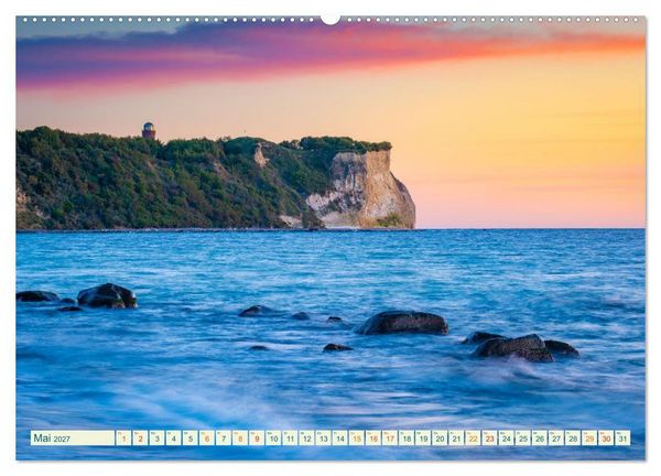 Produktbild: Insel R&uuml;gen - Malerische Kreidek&uuml;ste (hochwertiger Premium Wandkalender 2027 DIN A2 quer), Kunstdruck in Hochglanz