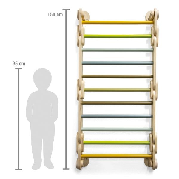 Produktbild: Kletterdreieck-Sprossenwand 2in1 &bdquo;Adventure&ldquo;
