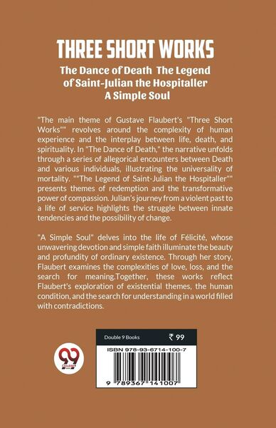 Produktbild: Three short works The Dance of Death The Legend of Saint-Julian the Hospitaller A Simple Soul