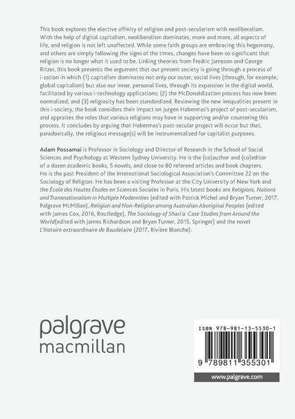 Produktbild: The i-zation of Society, Religion, and Neoliberal Post-Secularism