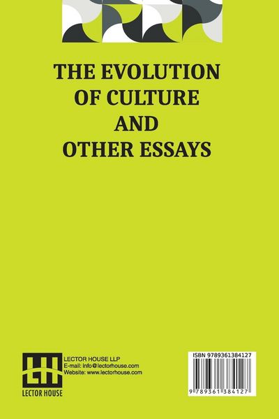 Produktbild: The Evolution Of Culture And Other Essays