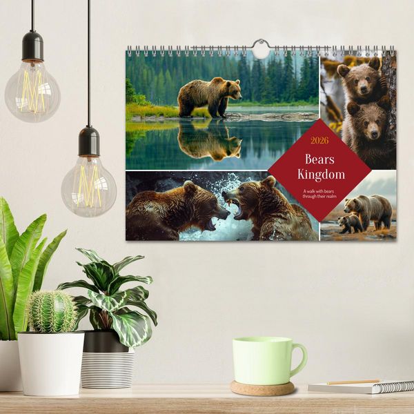 Produktbild: Bears Kingdom (Wall Calendar 2026 DIN A4 landscape), CALVENDO 12 Month Wall Calendar