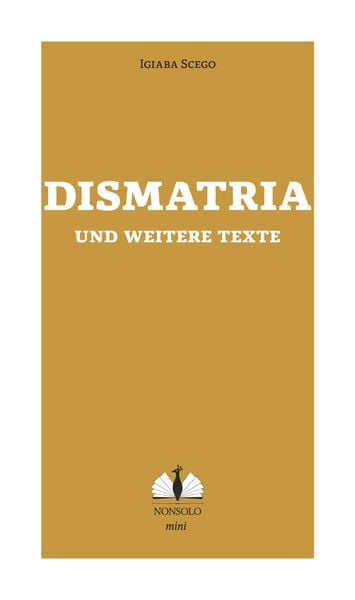 Produktbild: Dismatria und weitere Texte