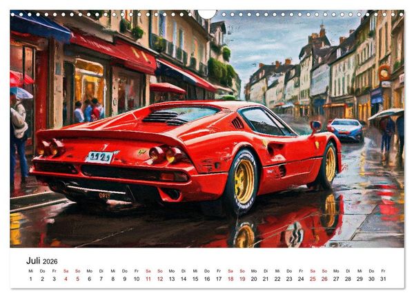 Produktbild: Surreale Autofreuden (Wandkalender 2026 DIN A3 quer), CALVENDO Monatskalender