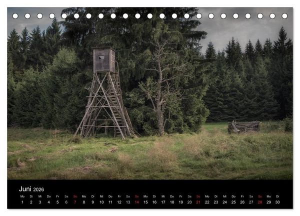 Produktbild: Kanzelkalender 2026 (Tischkalender 2026 DIN A5 quer), CALVENDO Monatskalender