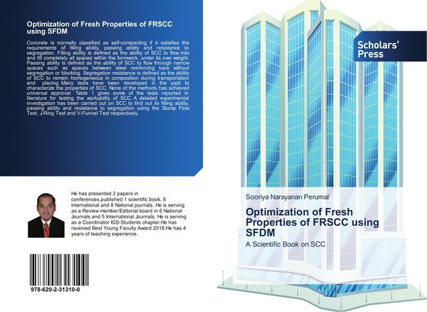 Produktbild: Optimization of Fresh Properties of FRSCC using SFDM