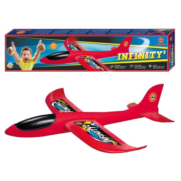 Paul Günther 1512 - Segelflugzeug Infinity 2, Wurfgleiter, ca. 48 x 48 cm