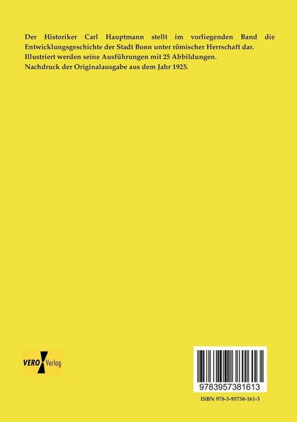 Produktbild: Das r&ouml;mische Bonn
