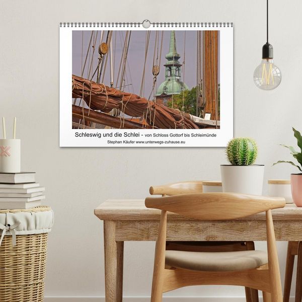 Produktbild: Schleswig und die Schlei - von Schloss Gottorf bis Schleim&uuml;nde (Wandkalender 2026 DIN A3 quer), CALVENDO Monatskalender