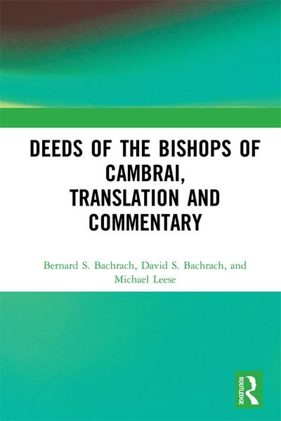 Produktbild: Deeds of the Bishops of Cambrai, Translation and Commentary