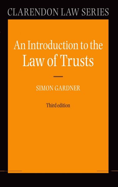 Produktbild: An Introduction to the Law of Trusts