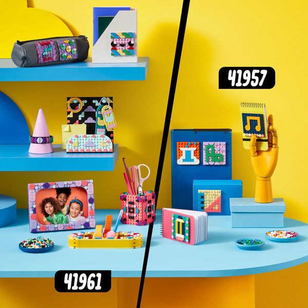 LEGO DOTS 41957 DOTS Kreativ-Aufkleber-Set, 5in1 Bastelset für Kinder