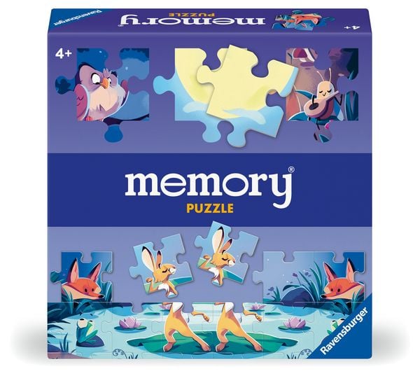 Ravensburger 24690 - memory® Puzzle Tiere am Teich - Für 2-4 memory® Fans ab 4 Jahren, der weltbekannte Merkspiel-Klassi