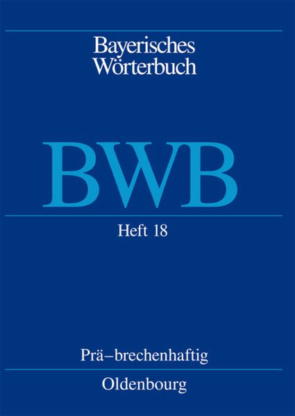 Prä – brechenhaftig, Taschenbuch von , De Gruyter Oldenbourg, 9783486747119