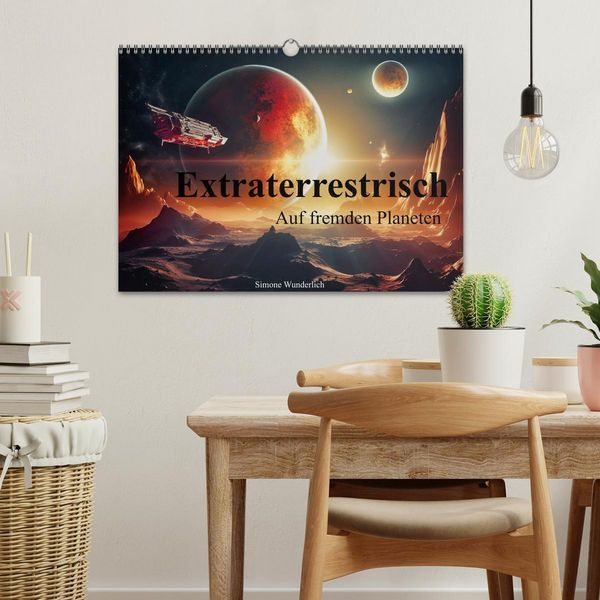 Produktbild: Extraterrestrisch - Auf fremden Planeten (Wandkalender 2026 DIN A3 quer), CALVENDO Monatskalender