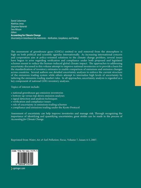 Produktbild: Accounting for Climate Change
