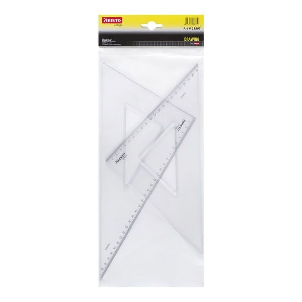Produktbild: ARISTO College Dreieck Set 30 cm, 2er Set mit AR23430 und AR23630