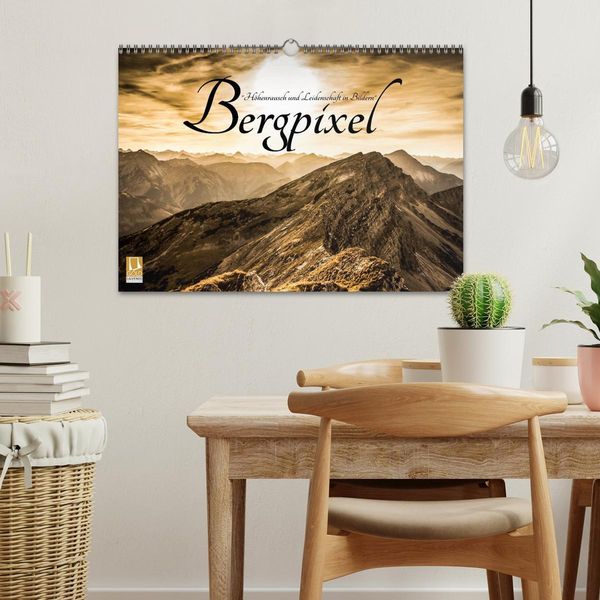 Produktbild: Bergpixel "H&ouml;henrausch und Leidenschaft" (Wandkalender 2026 DIN A3 quer), CALVENDO Monatskalender